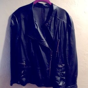 Faux Leather Jacket